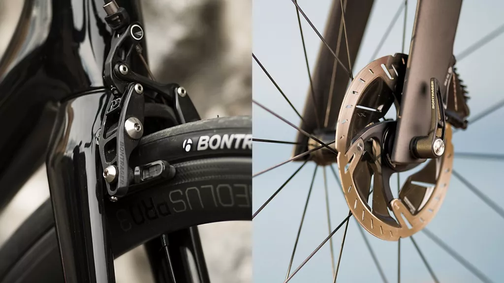 Rim vs. disc brakes